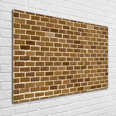 Acrylic wall picture Brick wall