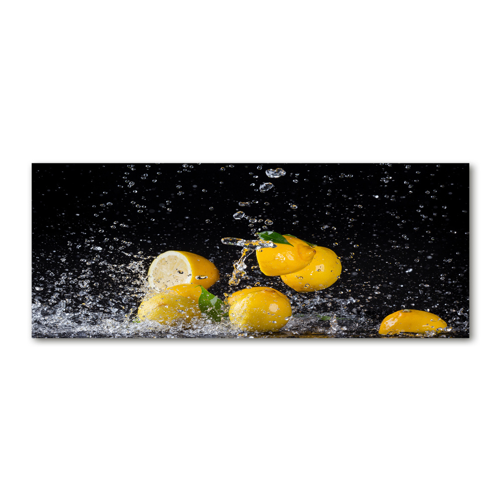 Wall art acrylic Lemons and water