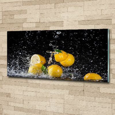 Wall art acrylic Lemons and water