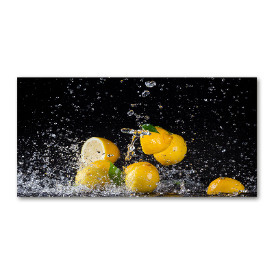 Wall art acrylic Lemons and water