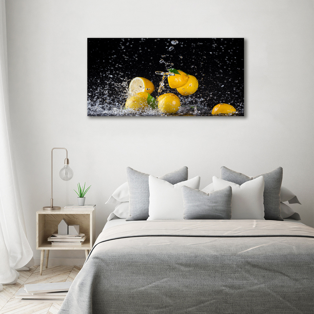 Wall art acrylic Lemons and water