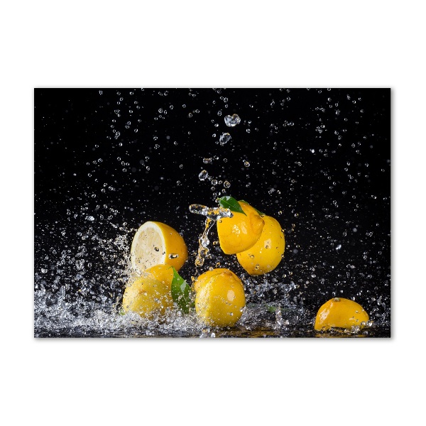 Wall art acrylic Lemons and water