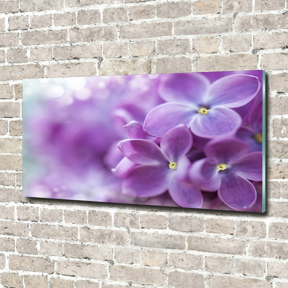 Acrylic wall art Lilac flowers