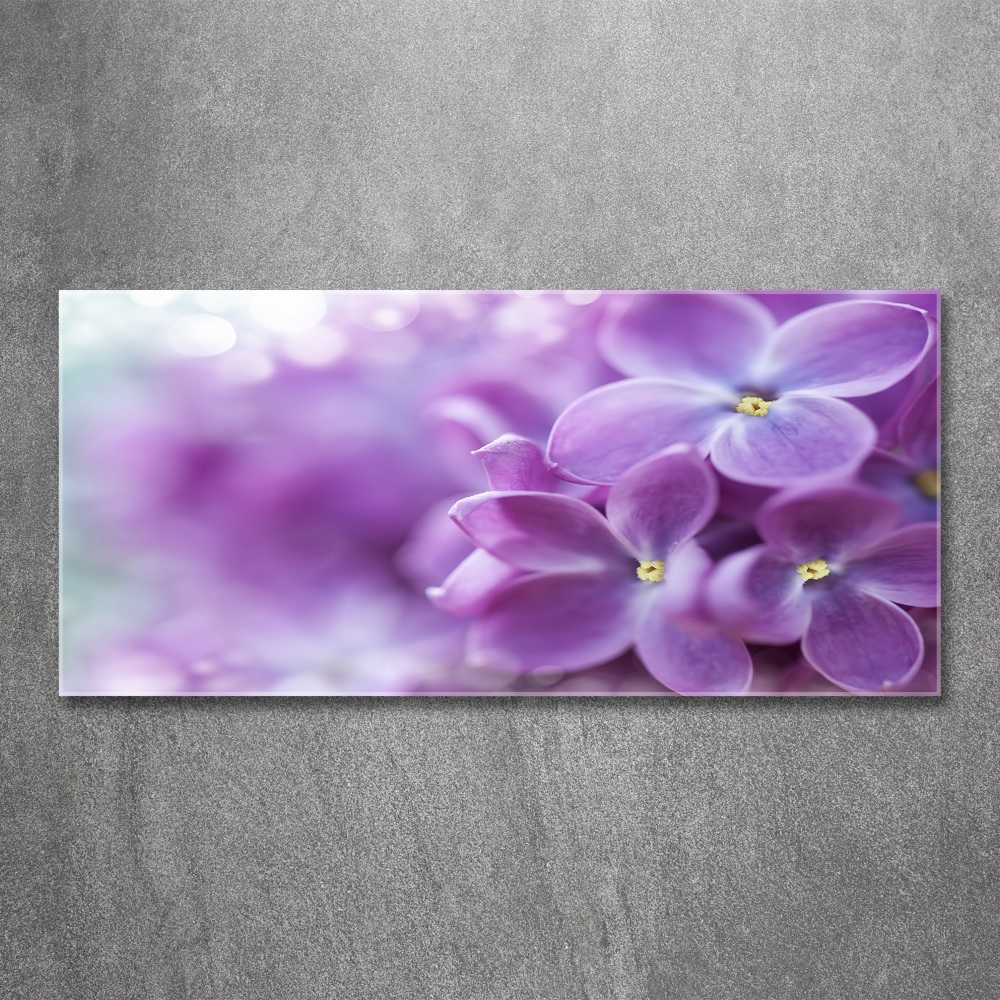 Acrylic wall art Lilac flowers