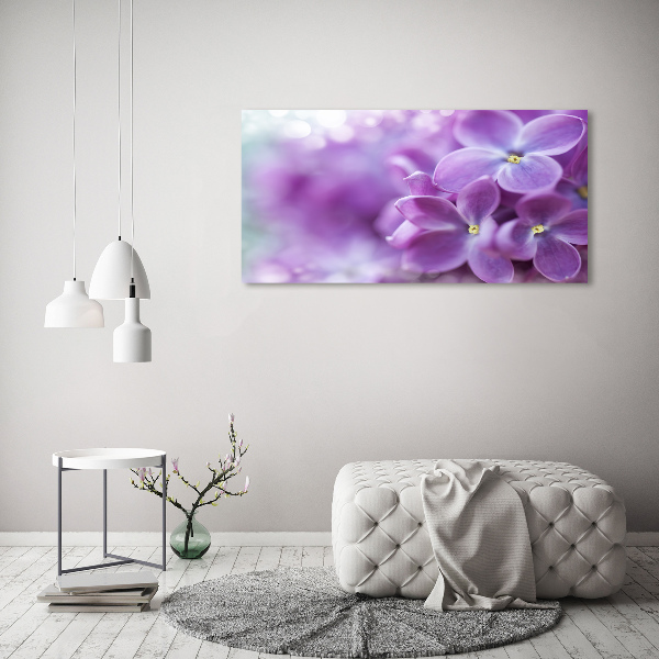 Acrylic wall art Lilac flowers