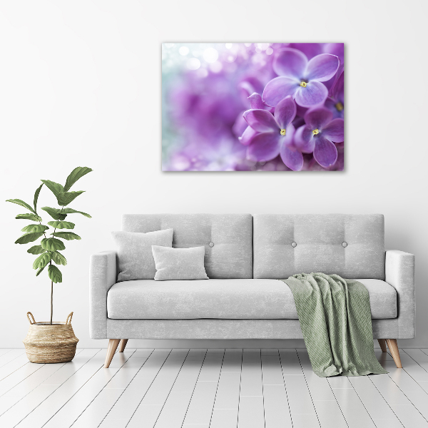 Acrylic wall art Lilac flowers