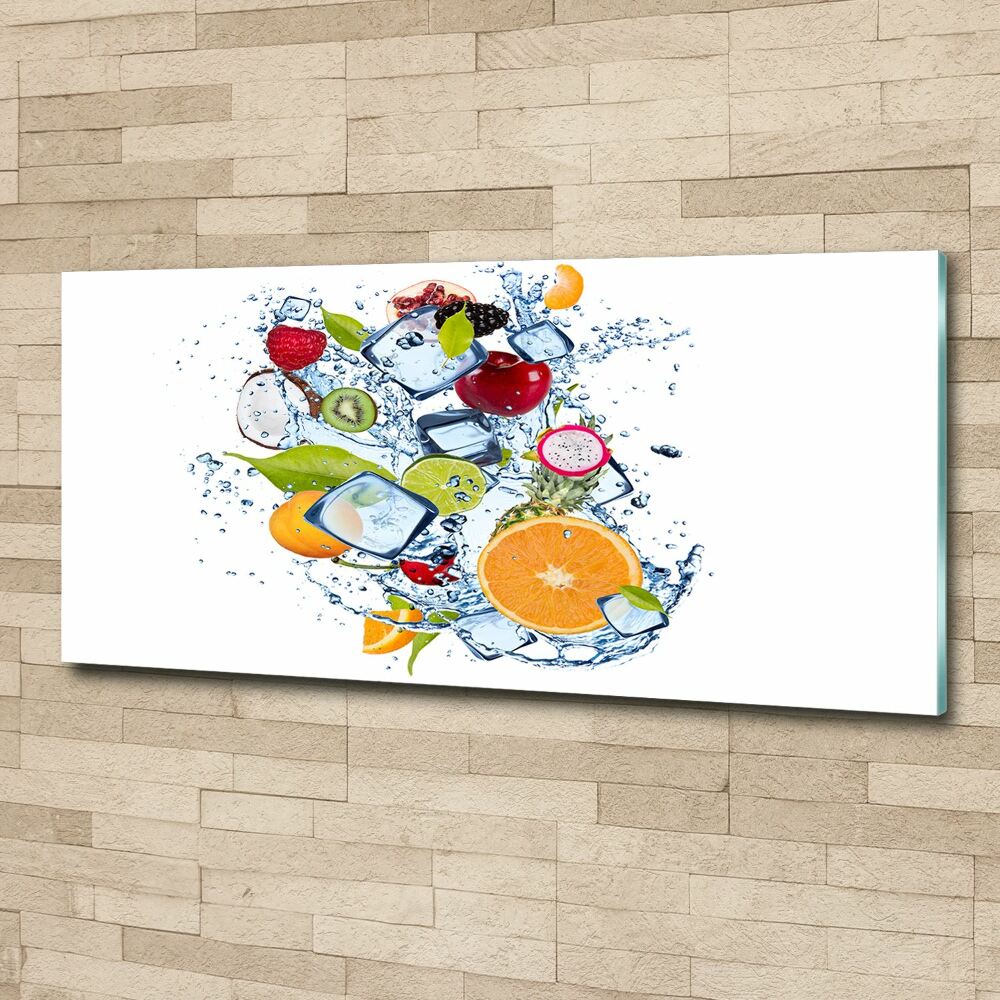 Acrylic wall art Fruit and ice