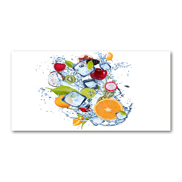 Acrylic wall art Fruit and ice