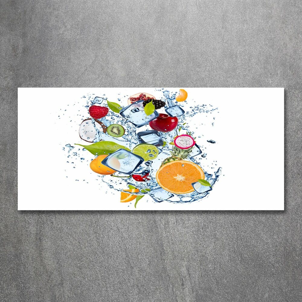 Acrylic wall art Fruit and ice