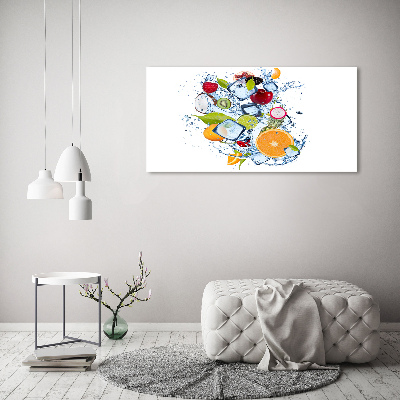 Acrylic wall art Fruit and ice