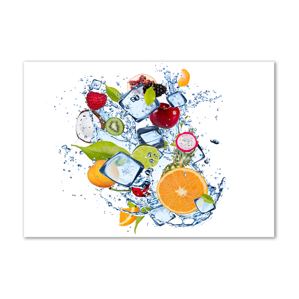 Acrylic wall art Fruit and ice