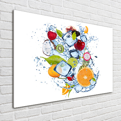 Acrylic wall art Fruit and ice