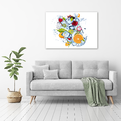 Acrylic wall art Fruit and ice