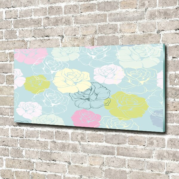 Wall art acrylic Roses