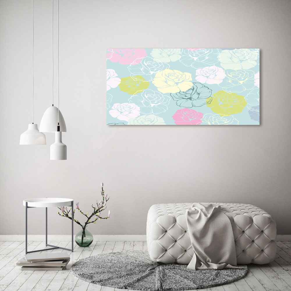 Wall art acrylic Roses