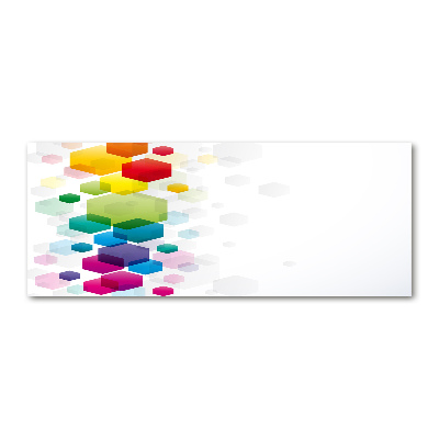 Acrylic print Colorful cubes