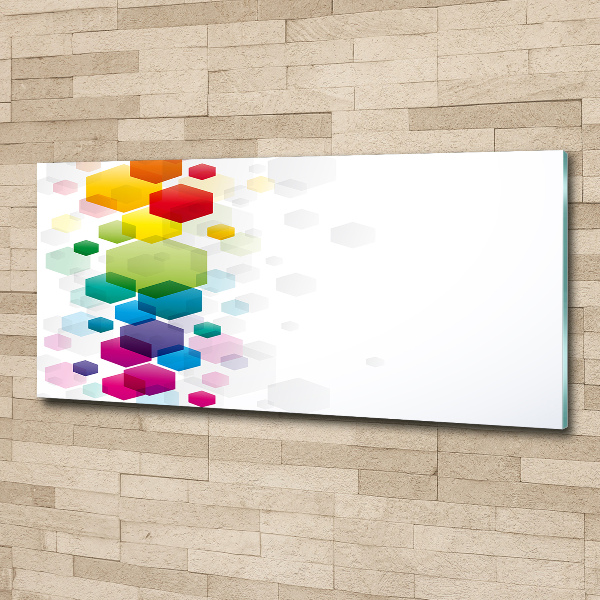 Acrylic print Colorful cubes