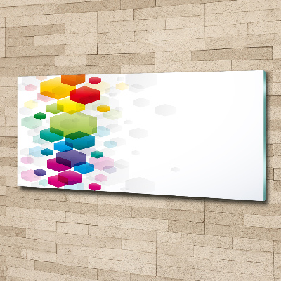 Acrylic print Colorful cubes