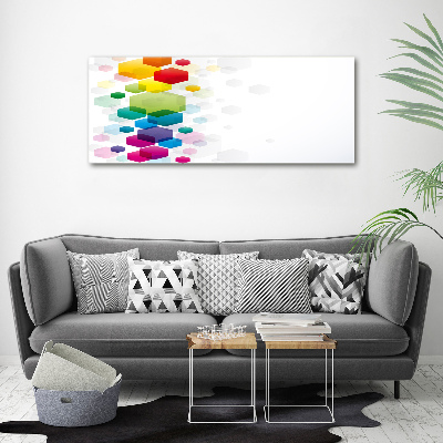 Acrylic print Colorful cubes