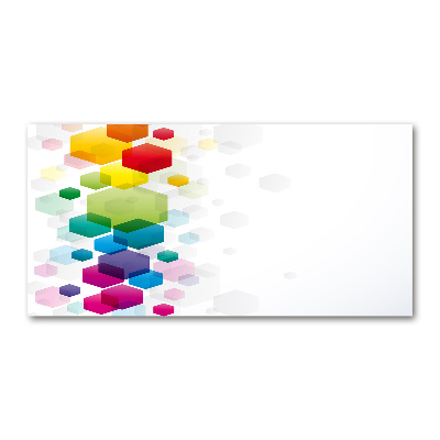 Acrylic print Colorful cubes