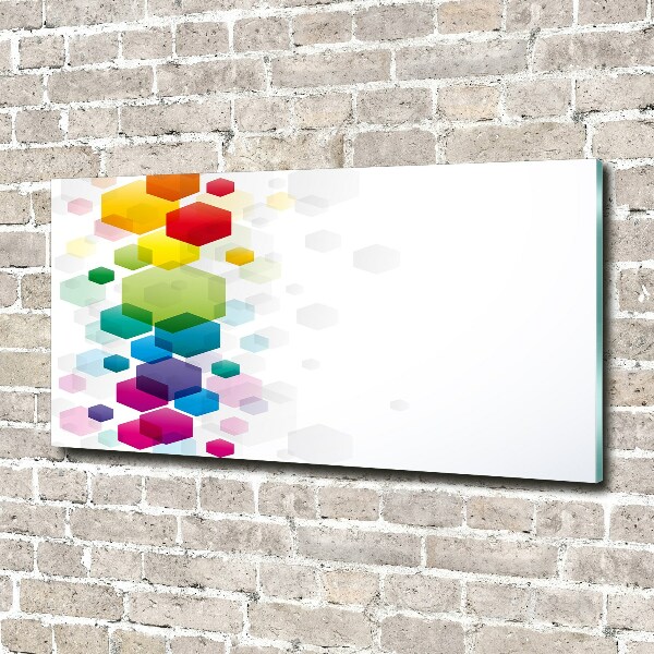 Acrylic print Colorful cubes