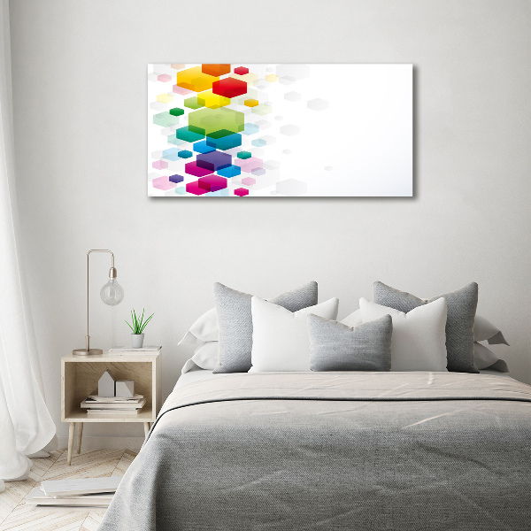 Acrylic print Colorful cubes