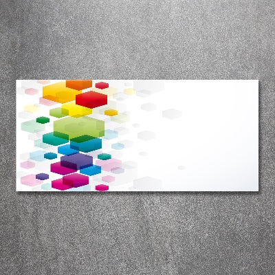 Acrylic print Colorful cubes