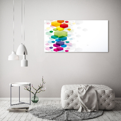 Acrylic print Colorful cubes