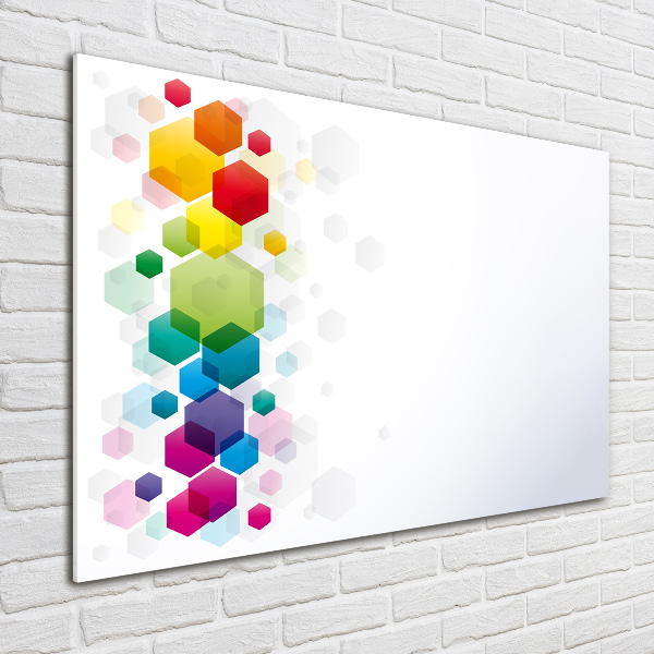 Acrylic print Colorful cubes