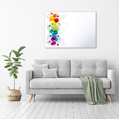 Acrylic print Colorful cubes