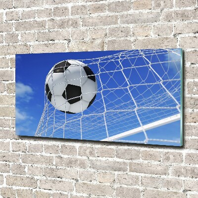 Print on acrylic Ball in the goal