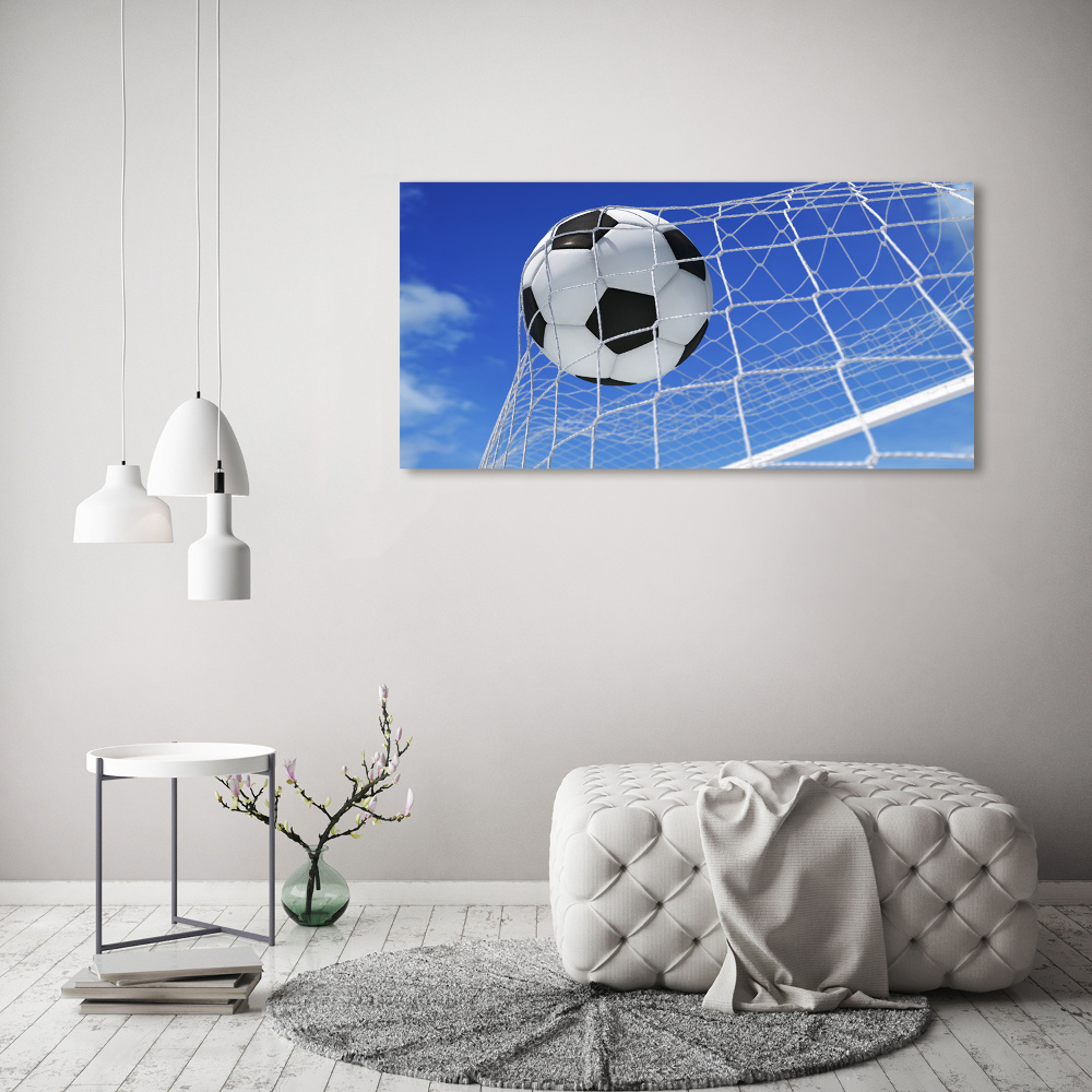 Print on acrylic Ball in the goal