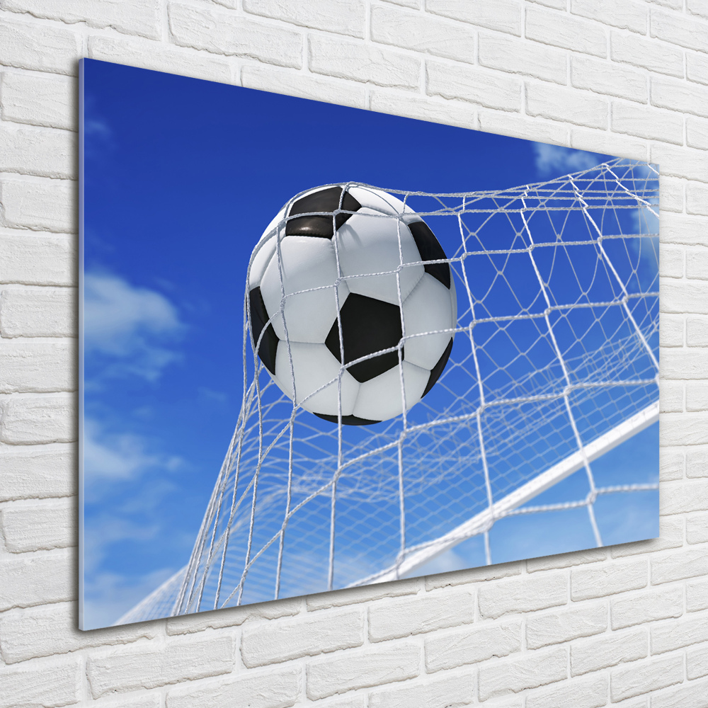 Print on acrylic Ball in the goal