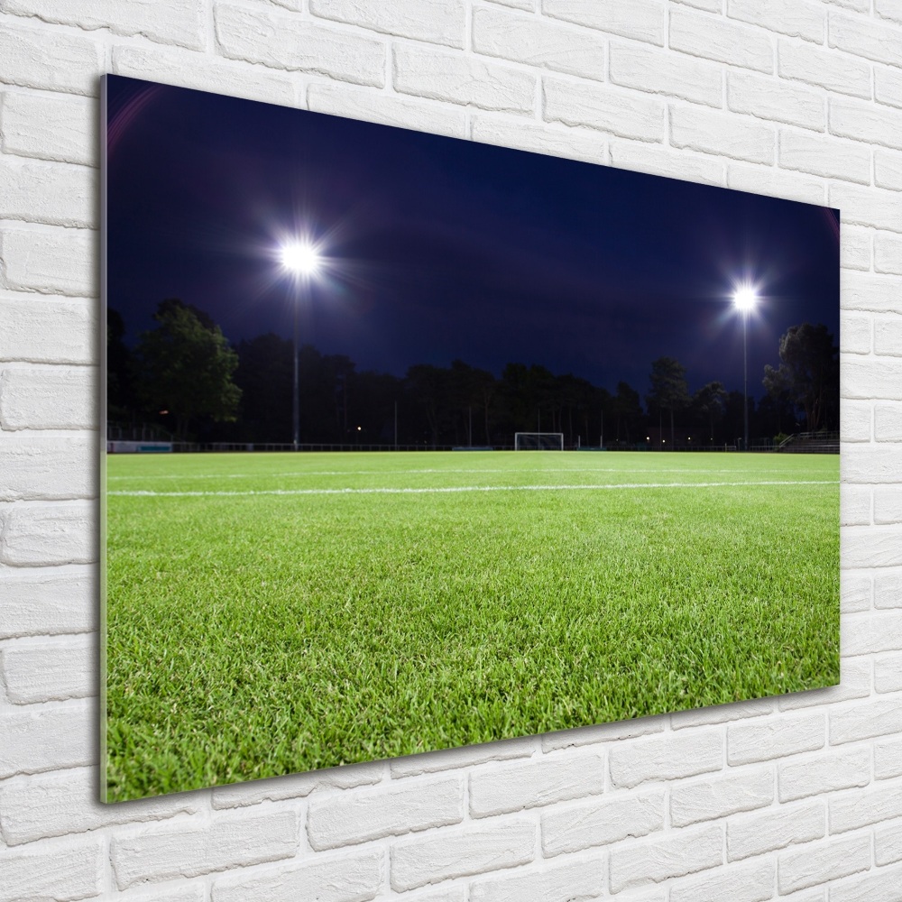 Print on acrylic Football pitch