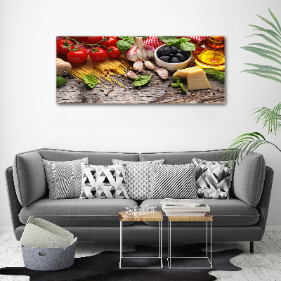 Print on acrylic Italian food