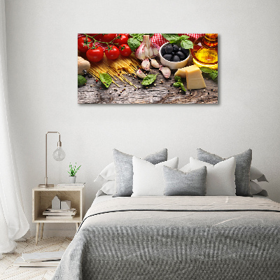 Print on acrylic Italian food