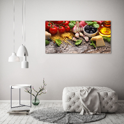 Print on acrylic Italian food