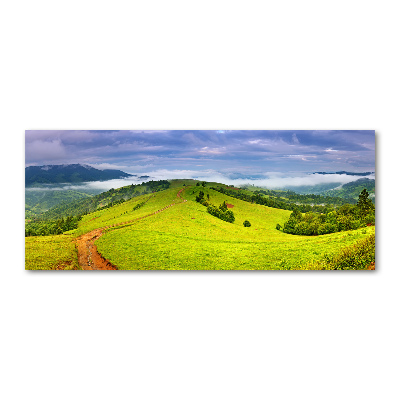 Acrylic wall picture Green hills