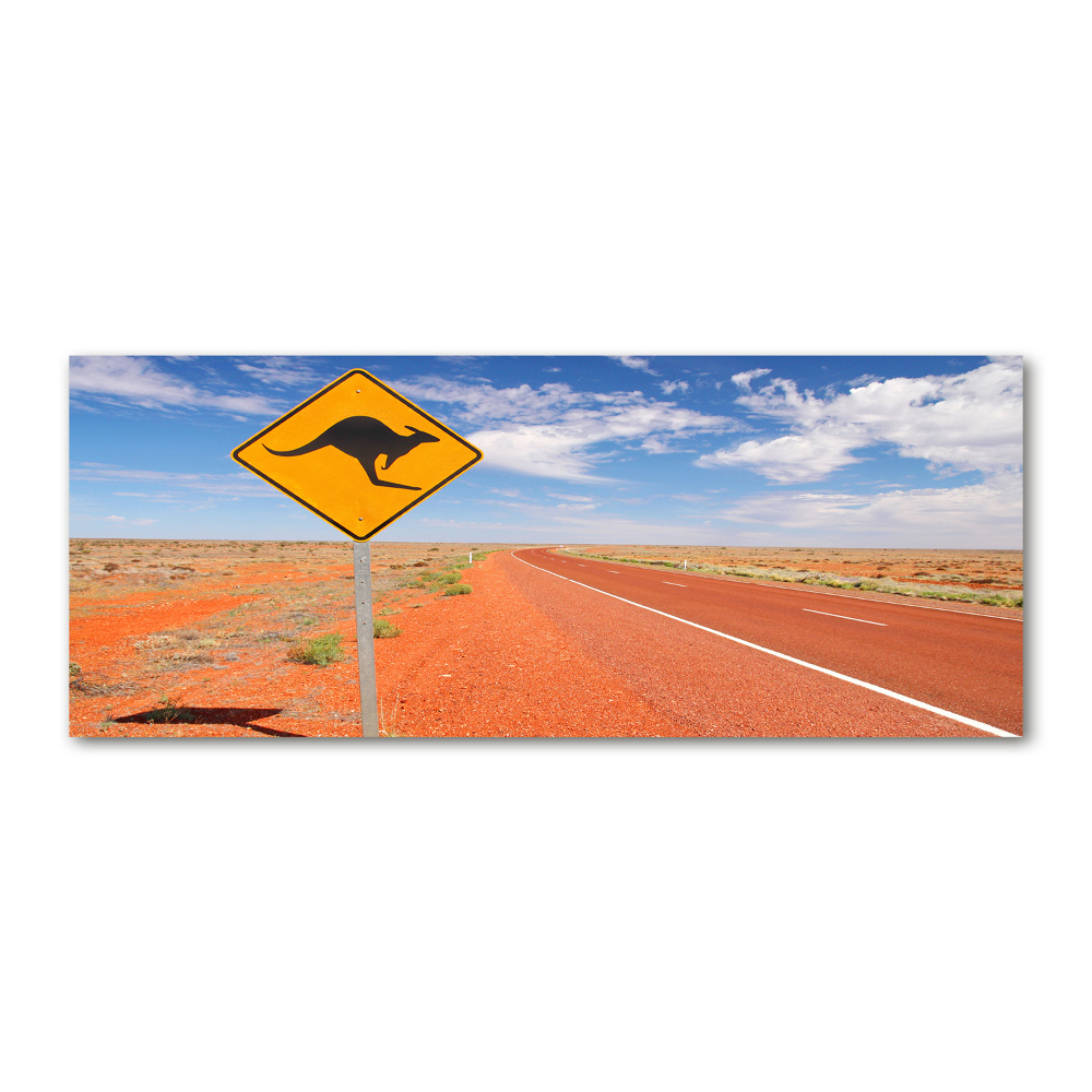 Acrylic wall picture Road in Australia