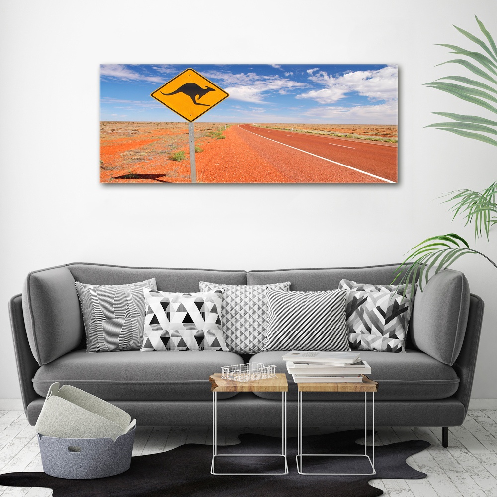 Acrylic wall picture Road in Australia