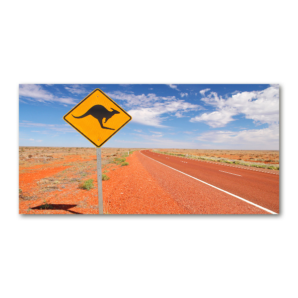 Acrylic wall picture Road in Australia