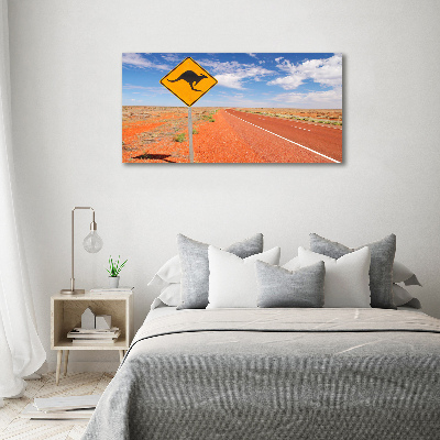 Acrylic wall picture Road in Australia