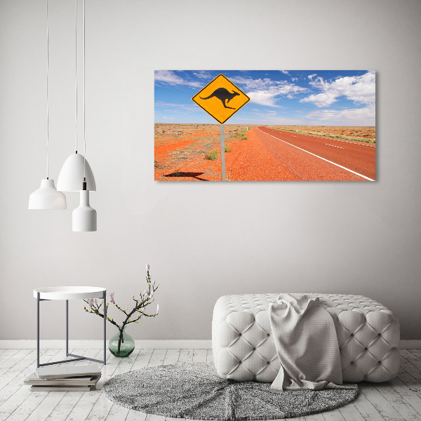 Acrylic wall picture Road in Australia