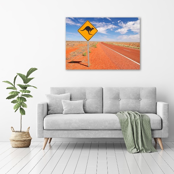 Acrylic wall picture Road in Australia