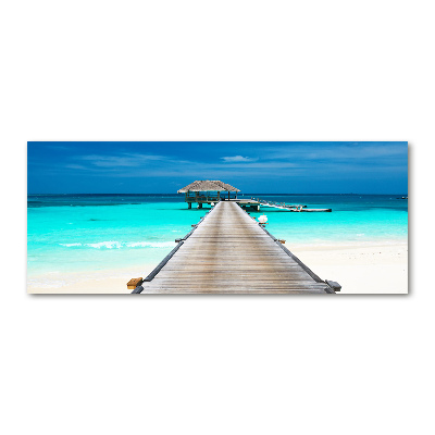 Acrylic wall picture Wooden pier