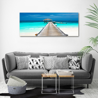 Acrylic wall picture Wooden pier