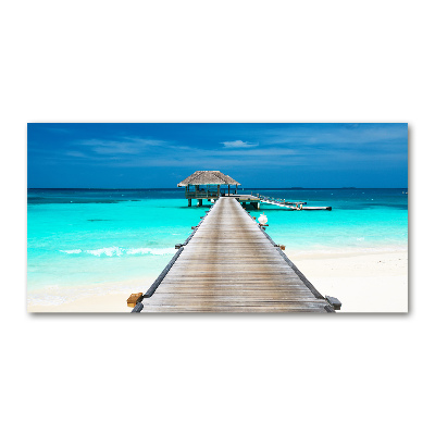 Acrylic wall picture Wooden pier