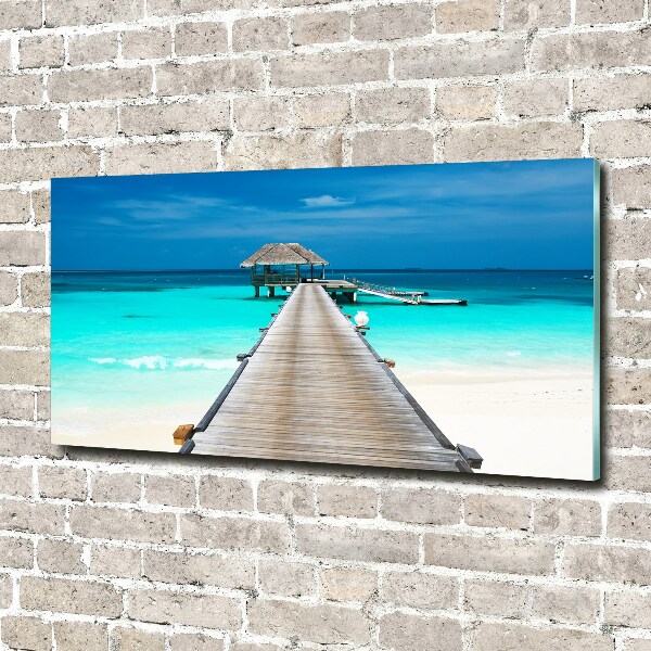 Acrylic wall picture Wooden pier