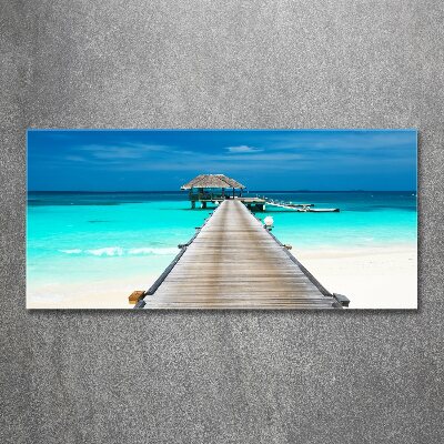 Acrylic wall picture Wooden pier