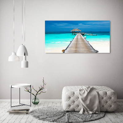 Acrylic wall picture Wooden pier